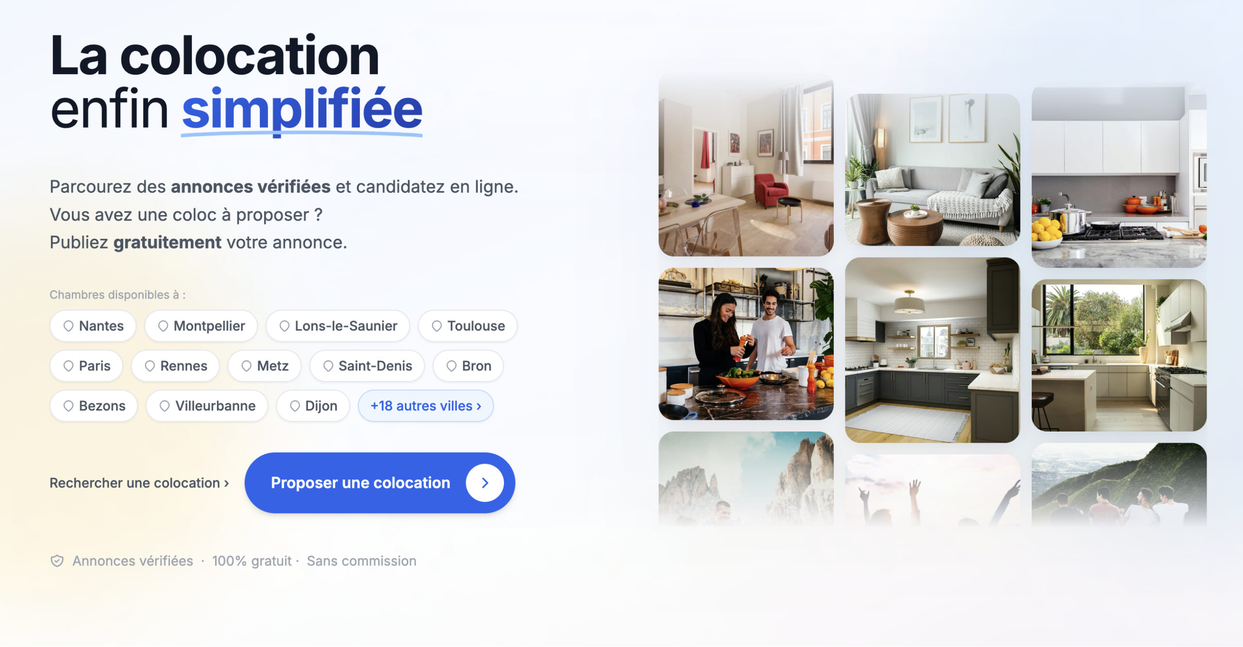 1Coloc – La colocation simplifiée sans commission
